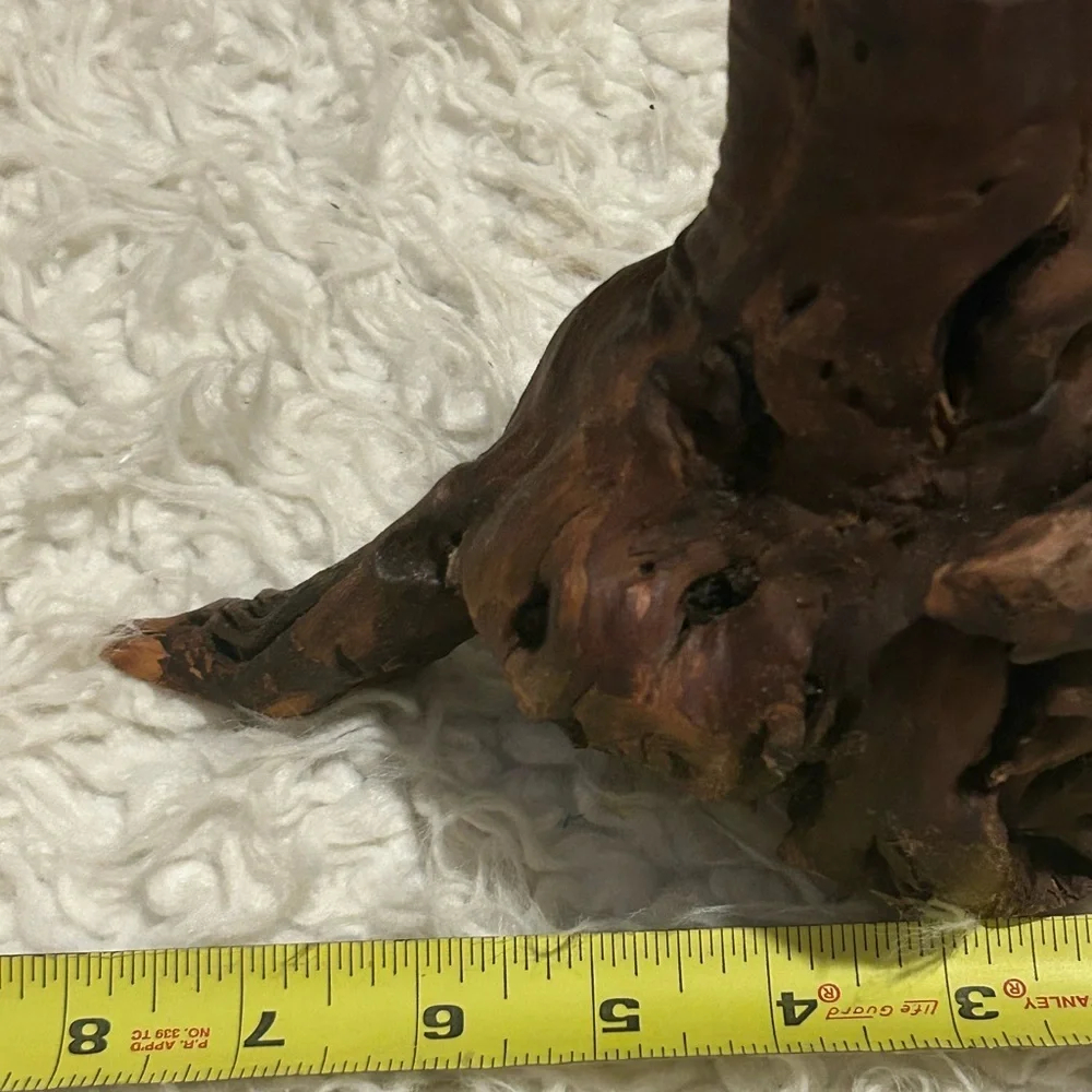 50%offw❤️ 8” redwood driftwood art sculpture handcrafted Signed Cam 3-23